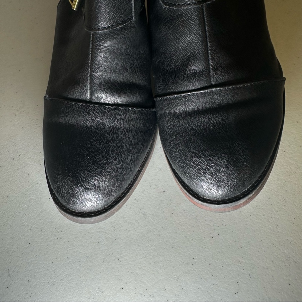 Mossimo Black Ankle Booties with Buckle Details size 10 Women - Picture 8 of 12
